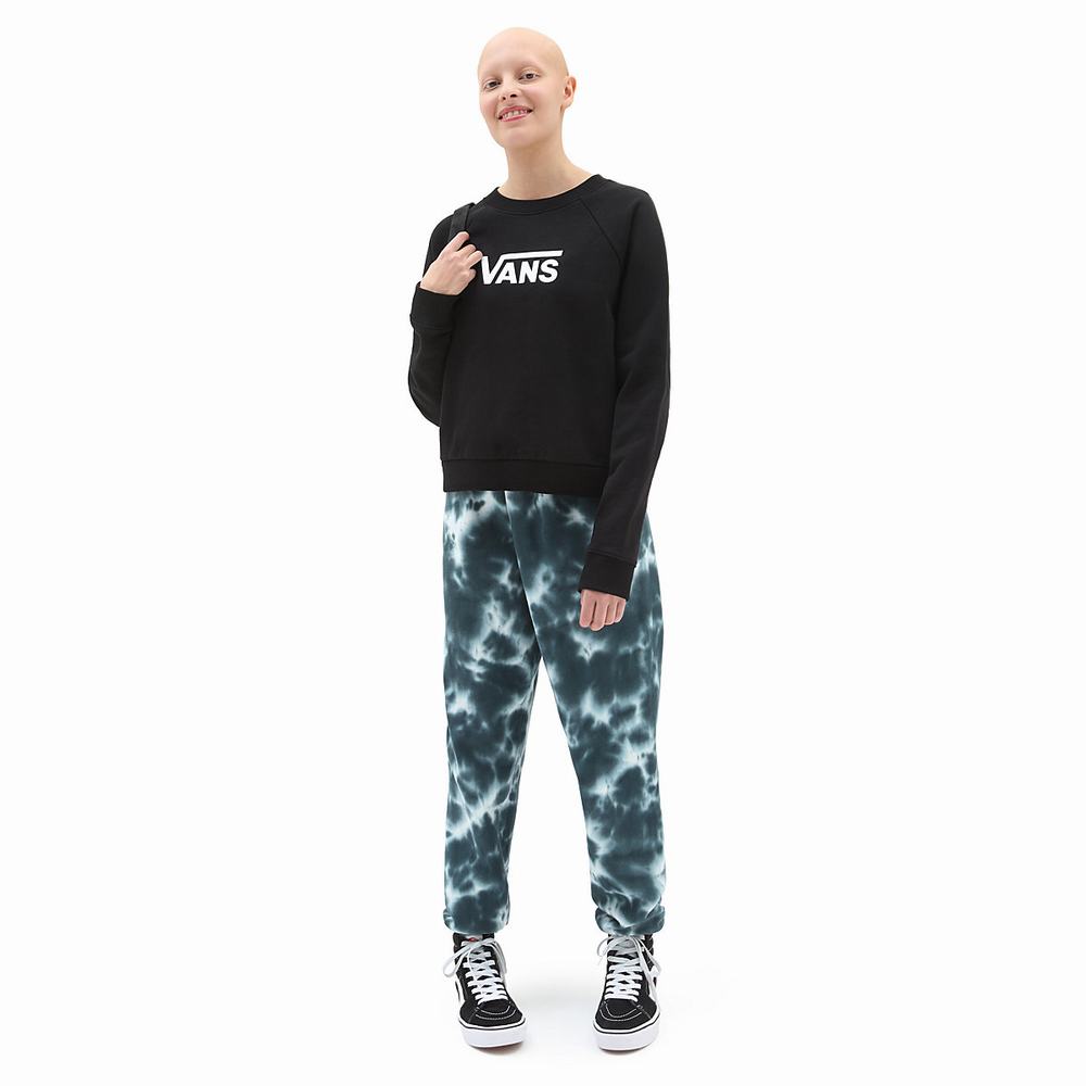 Women's Vans Cloud Sweatpants Blue | USA56231