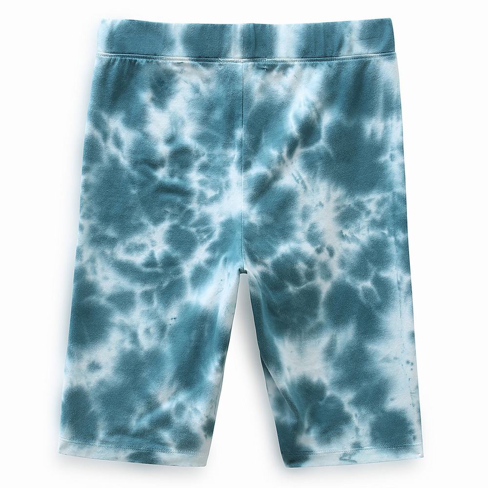 Women's Vans Cloud Wash Flying V Legging Shorts Blue | USA53421