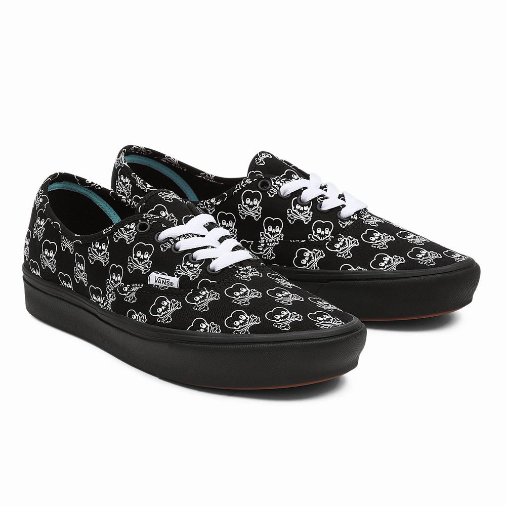 Women\'s Vans Coldhearted ComfyCush Authentic Sneakers Black | USA93578