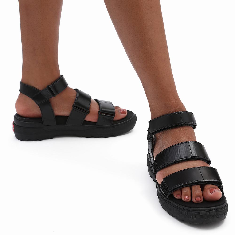 Women's Vans Colfax Sandals Black | USA43709