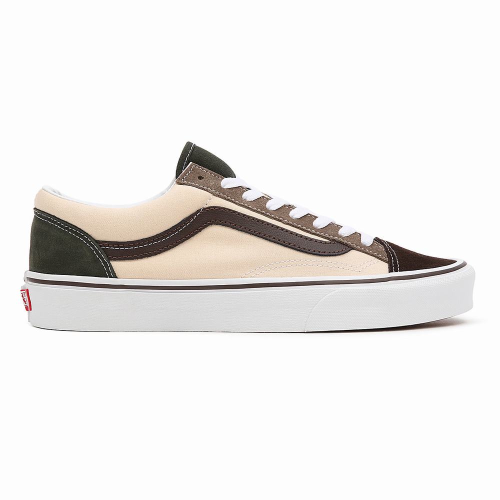 Women's Vans Color Block Style 36 Sneakers Multicolor / Brown | USA91674