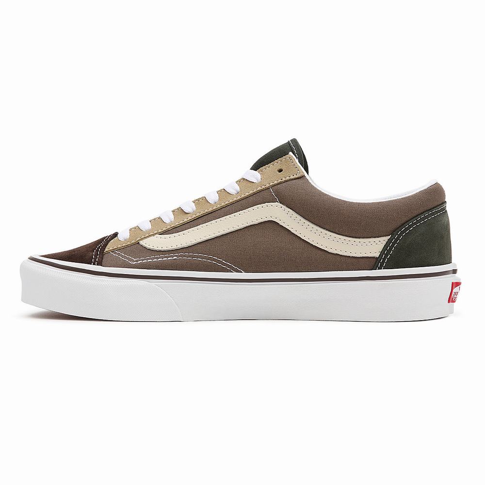 Women's Vans Color Block Style 36 Sneakers Multicolor / Brown | USA91674