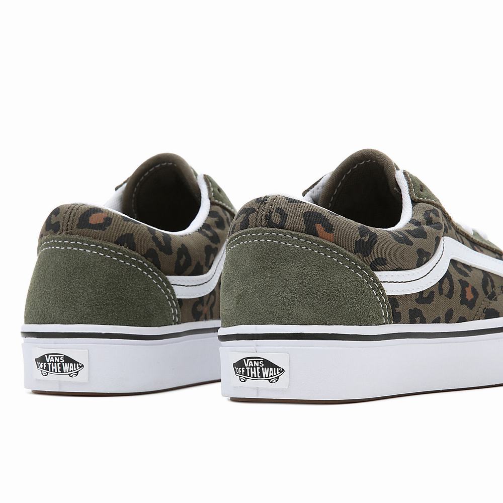 Women's Vans ComfyCush Old Skool Sneakers Green | USA59681