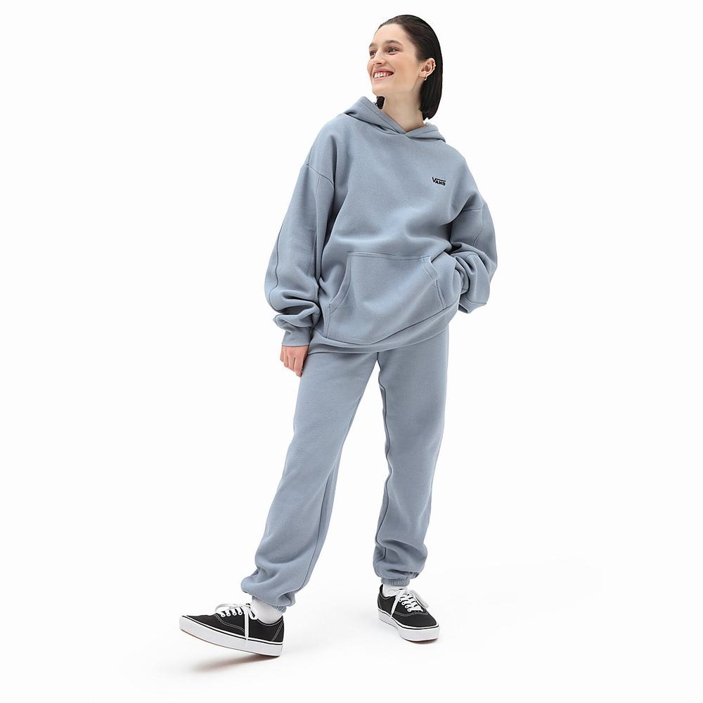 Women's Vans Comfycush Hoodie Blue | USA14290