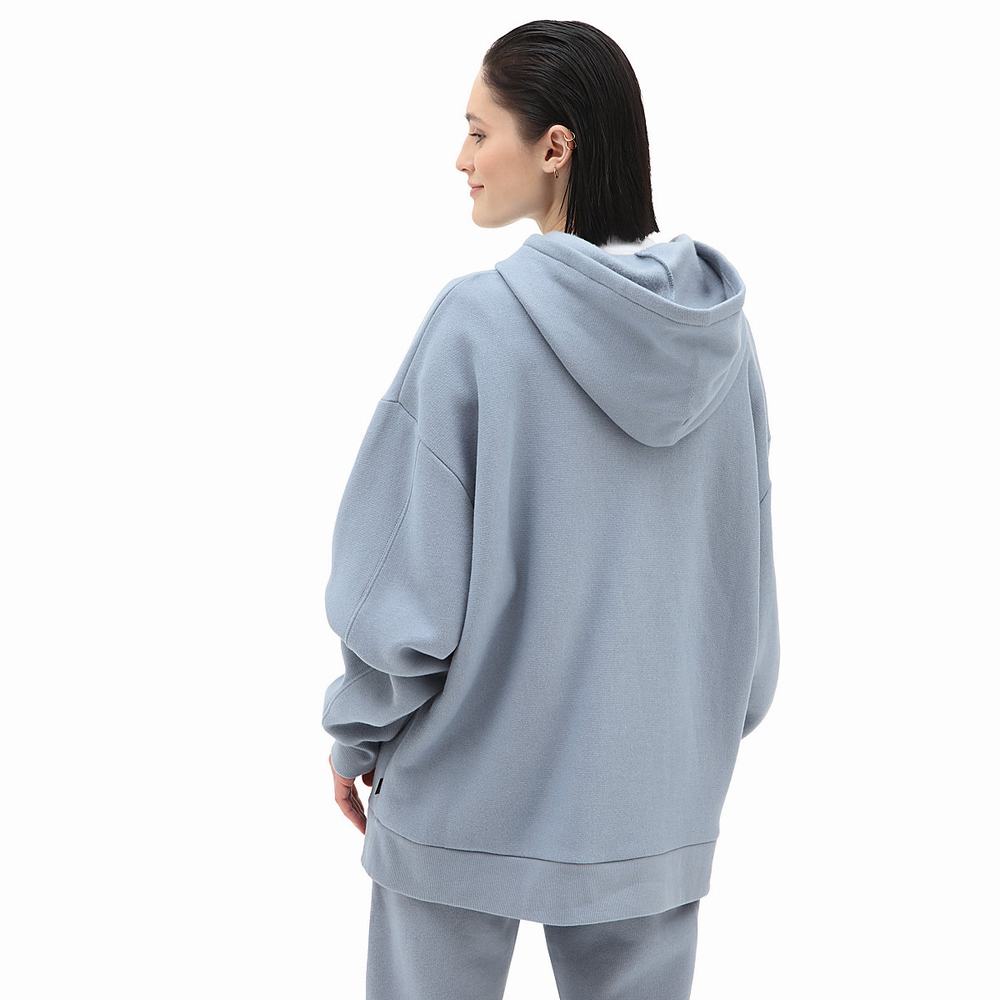 Women's Vans Comfycush Hoodie Blue | USA14290