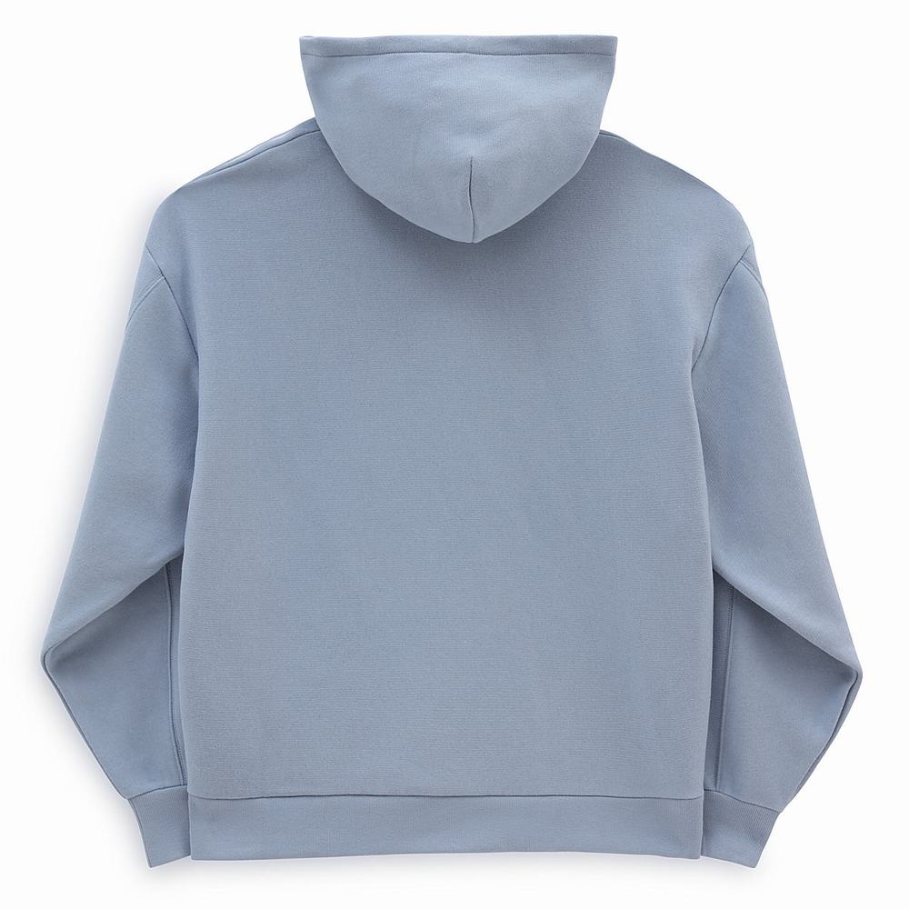 Women's Vans Comfycush Hoodie Blue | USA14290