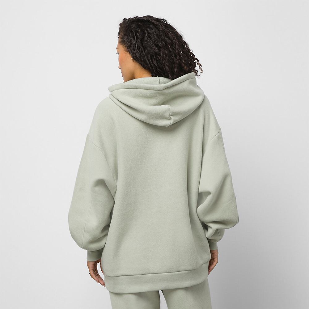 Women's Vans Comfycush Hoodie Green | USA39125