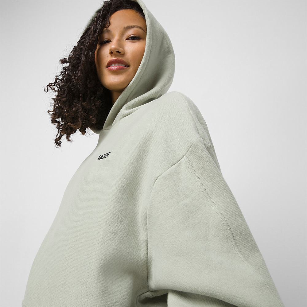 Women's Vans Comfycush Hoodie Green | USA39125