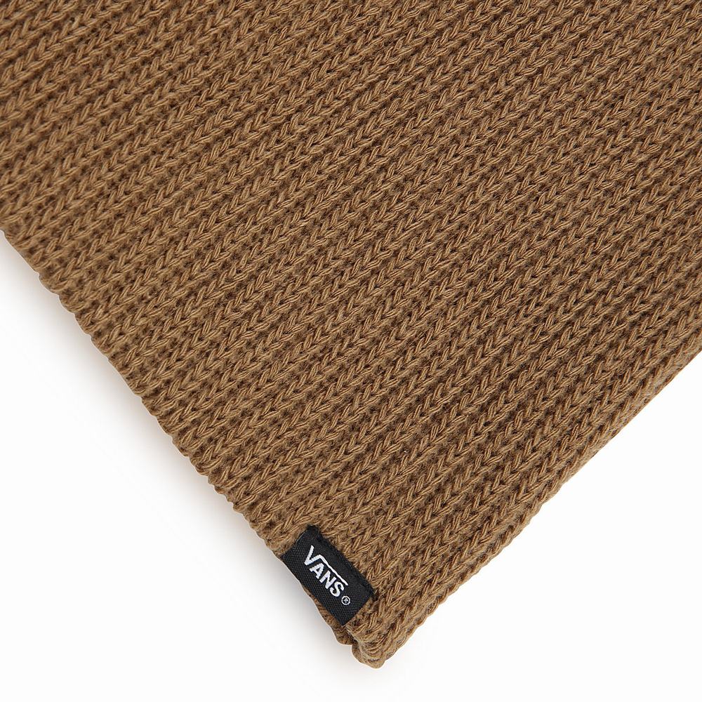 Women's Vans Core Basic Beanie Brown | USA32094