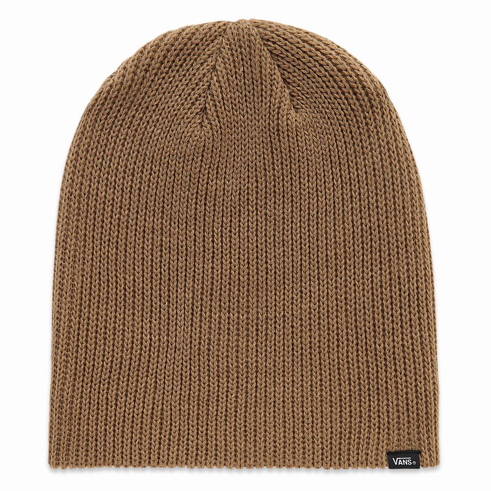 Women\'s Vans Core Basic Beanie Brown | USA32094