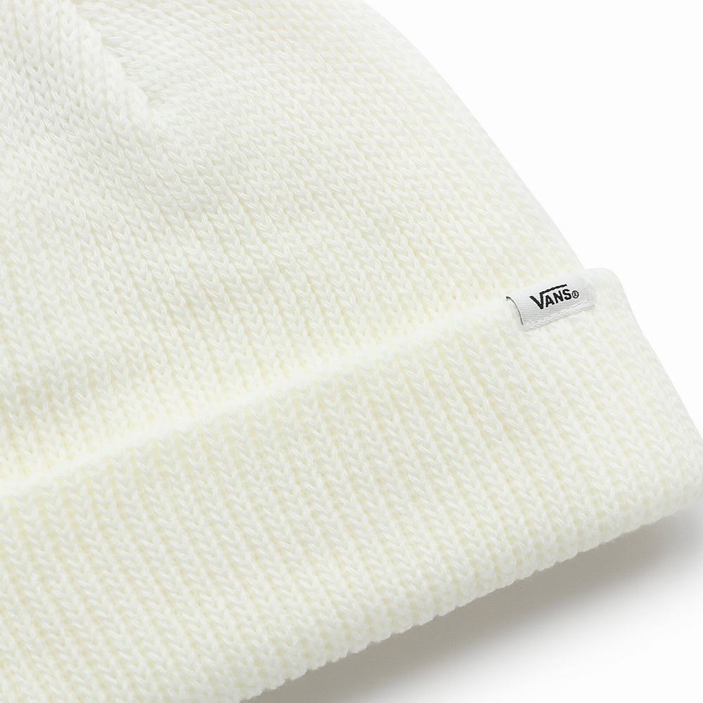 Women's Vans Core Basic Beanie White | USA43862