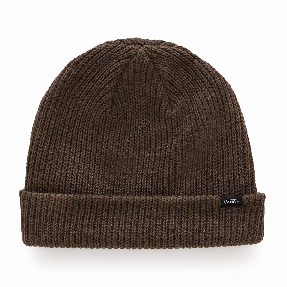 Women\'s Vans Core Basics Beanie Brown | USA56830