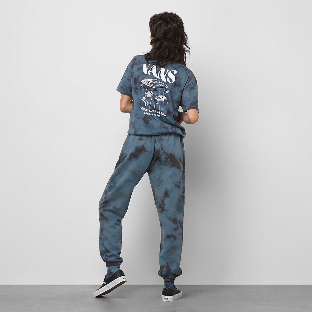 Women's Vans Cosmic Wash Sweatpant Pants Blue | USA13697