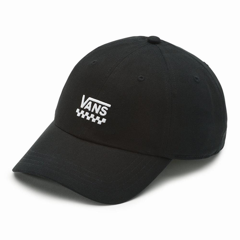 Women's Vans Court Side Hats Black | USA98631