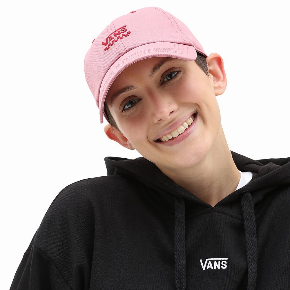 Women's Vans Court Side Hats Pink | USA87520