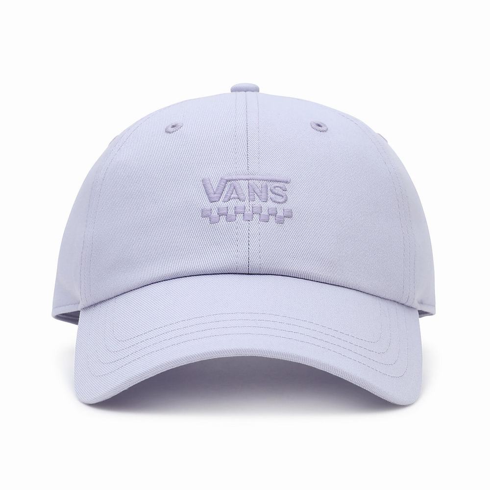 Women\'s Vans Court Side Hats Purple | USA75160