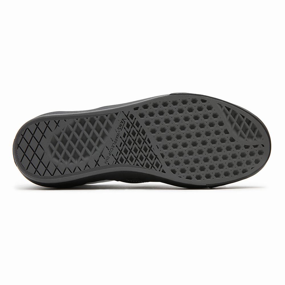 Women's Vans DAK BMX Slip On Shoes Black / White | USA13497