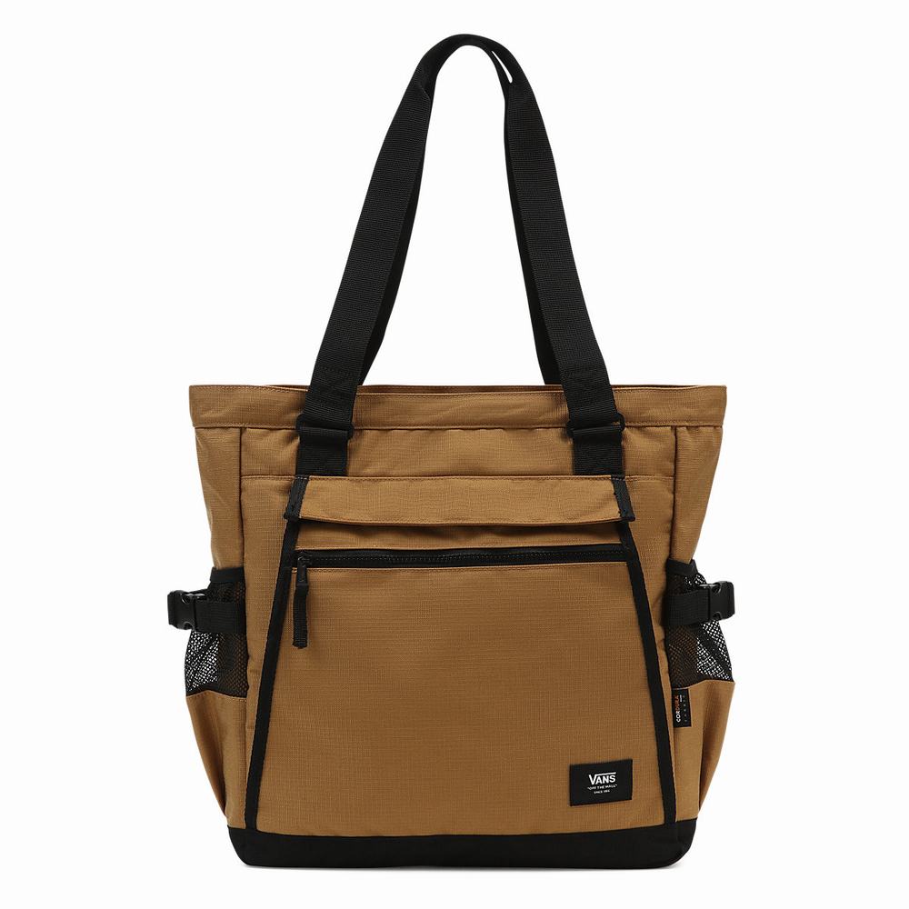 Women\'s Vans DX Skate Tote Bags Brown | USA51204