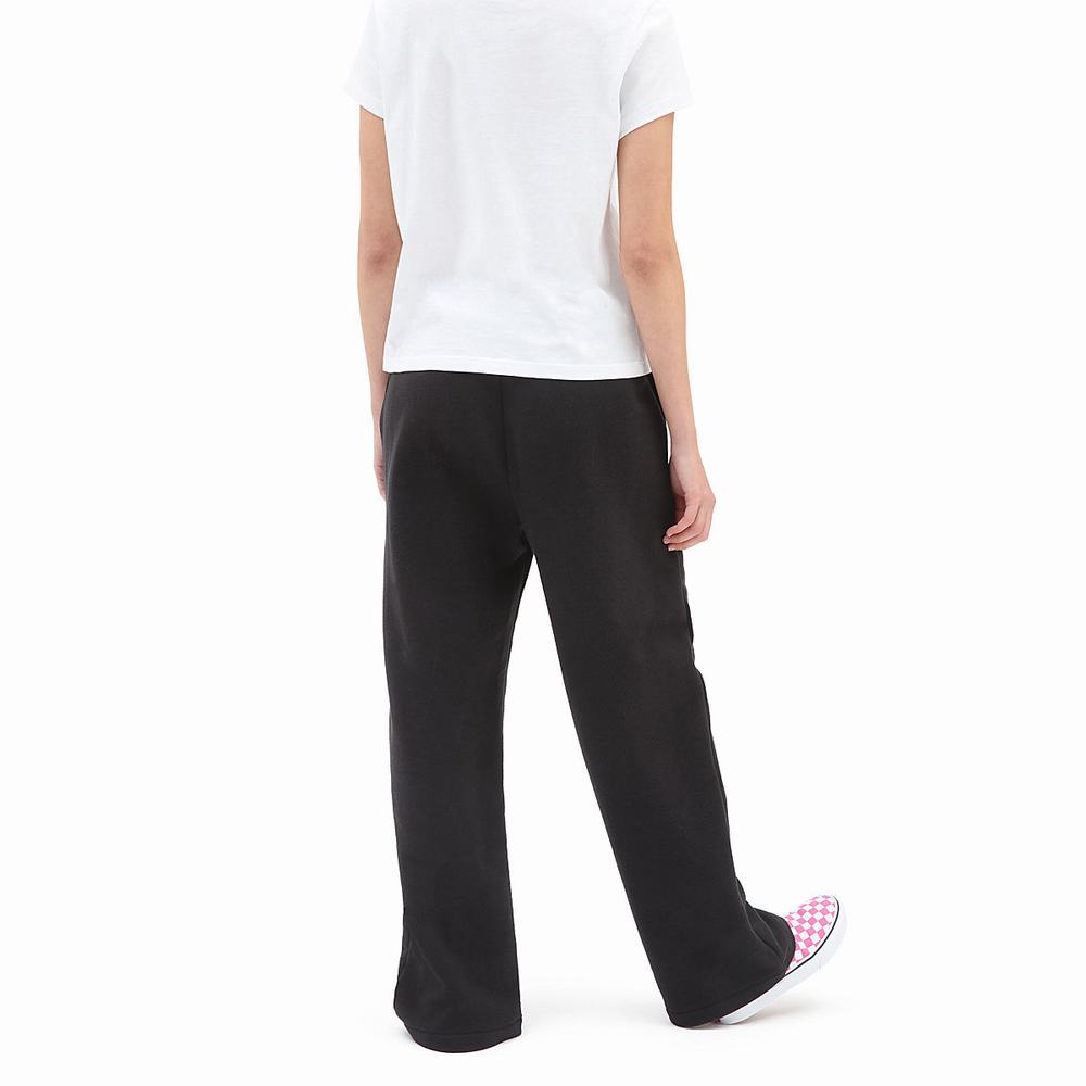 Women's Vans Day Off Cropped Sweatpants Black | USA48059