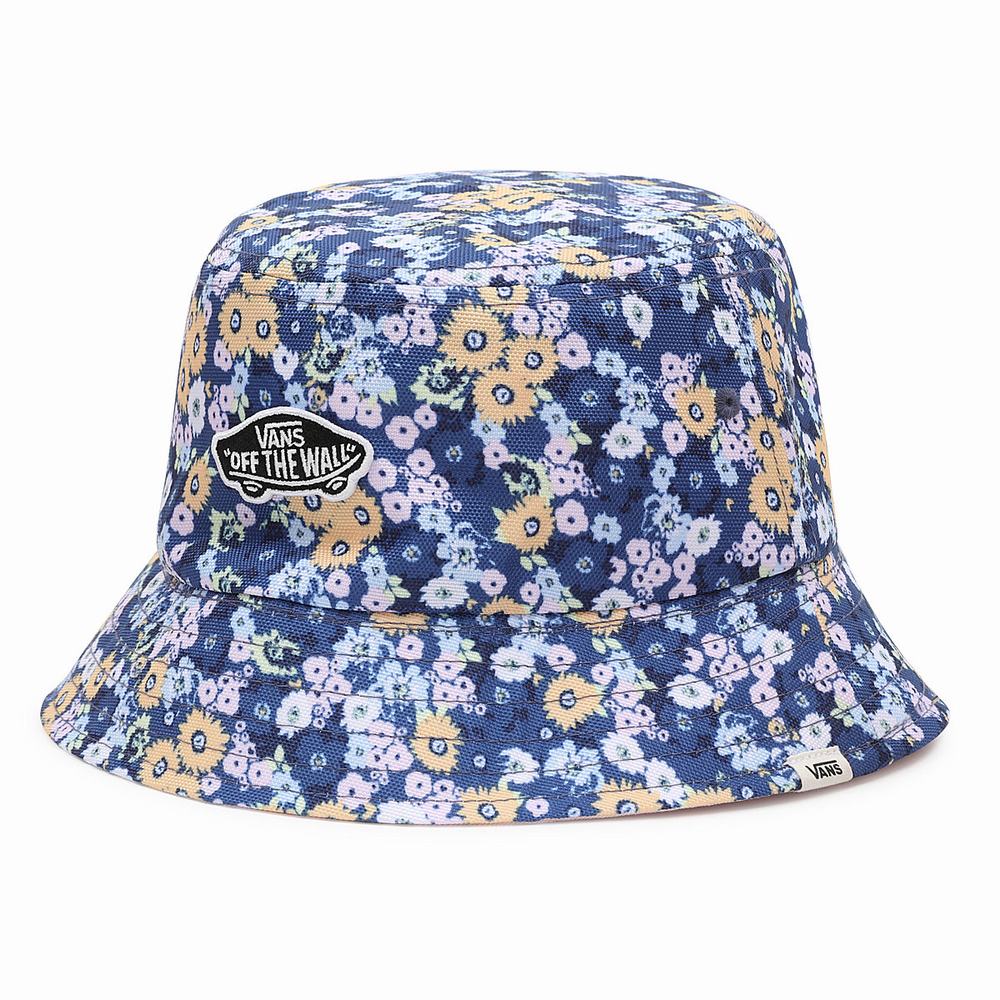 Women's Vans Delux Hankley Bucket Hats Blue | USA27849