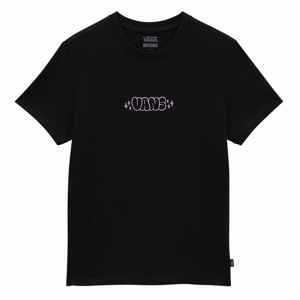 Women's Vans Dischord T Shirts Black | USA68091