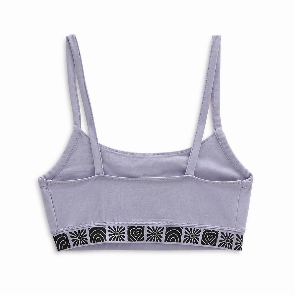 Women's Vans Divine Energy Sports Bra Sports Bra Purple | USA40267