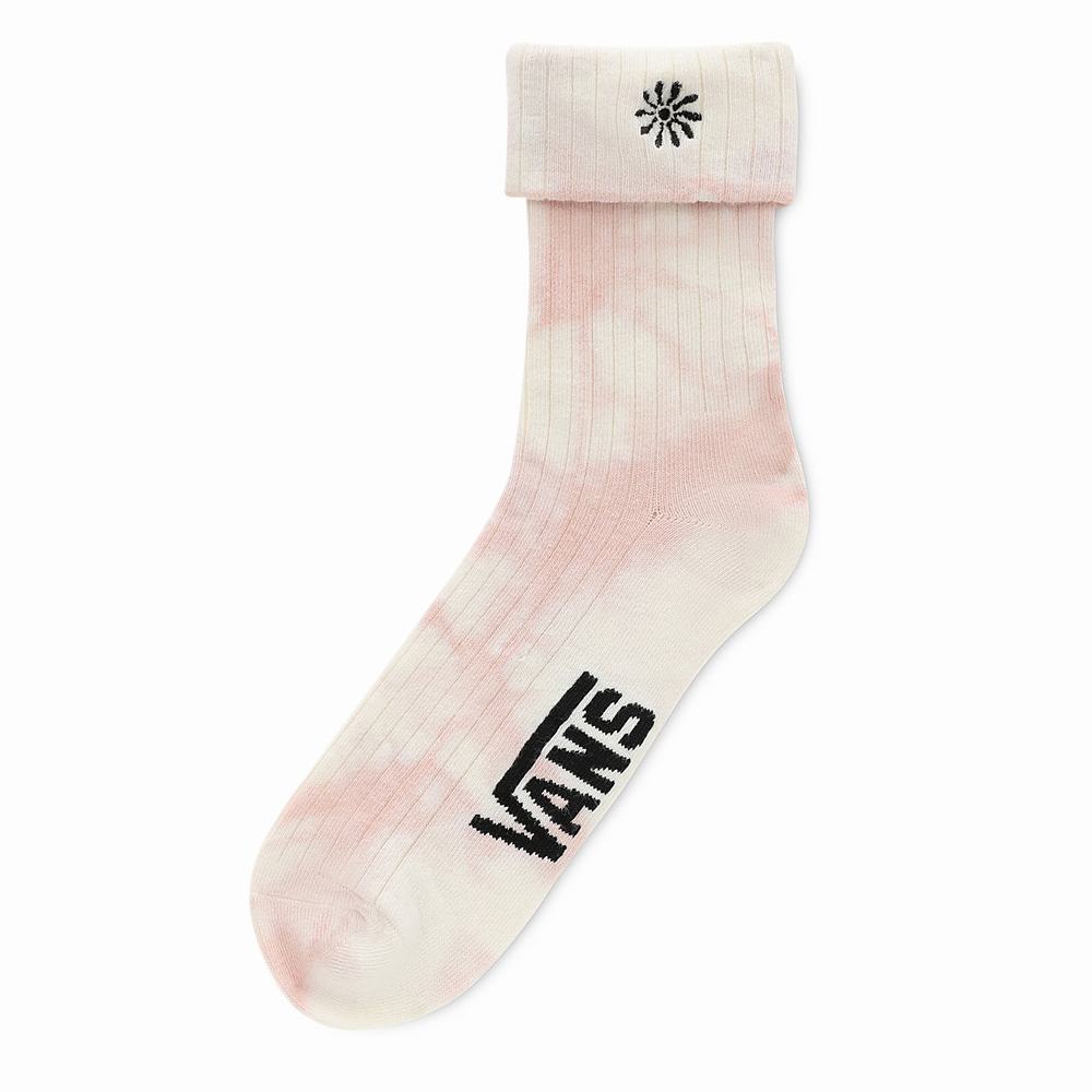 Women\'s Vans Divine Energy Washed US 6.5-10 (1 pair) Socks White | USA60174