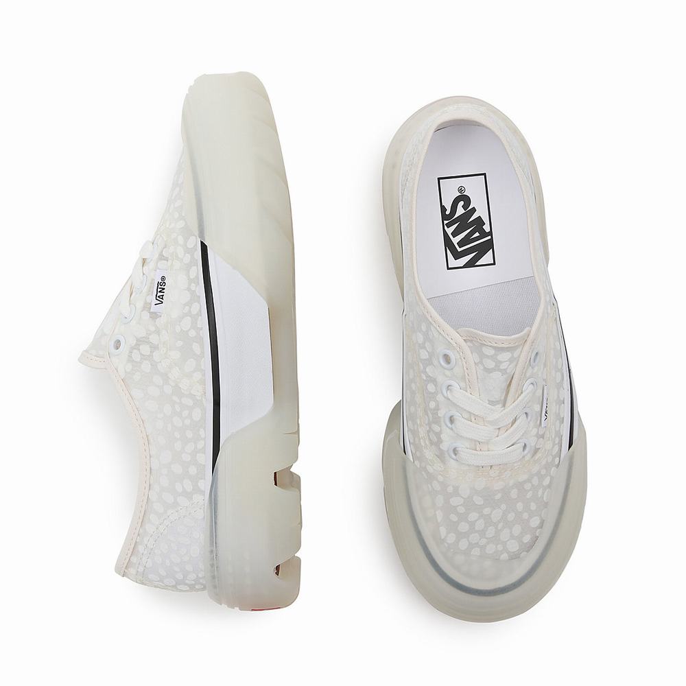 Women's Vans Dots Authentic Mesh DX Modular Sneakers White | USA35796