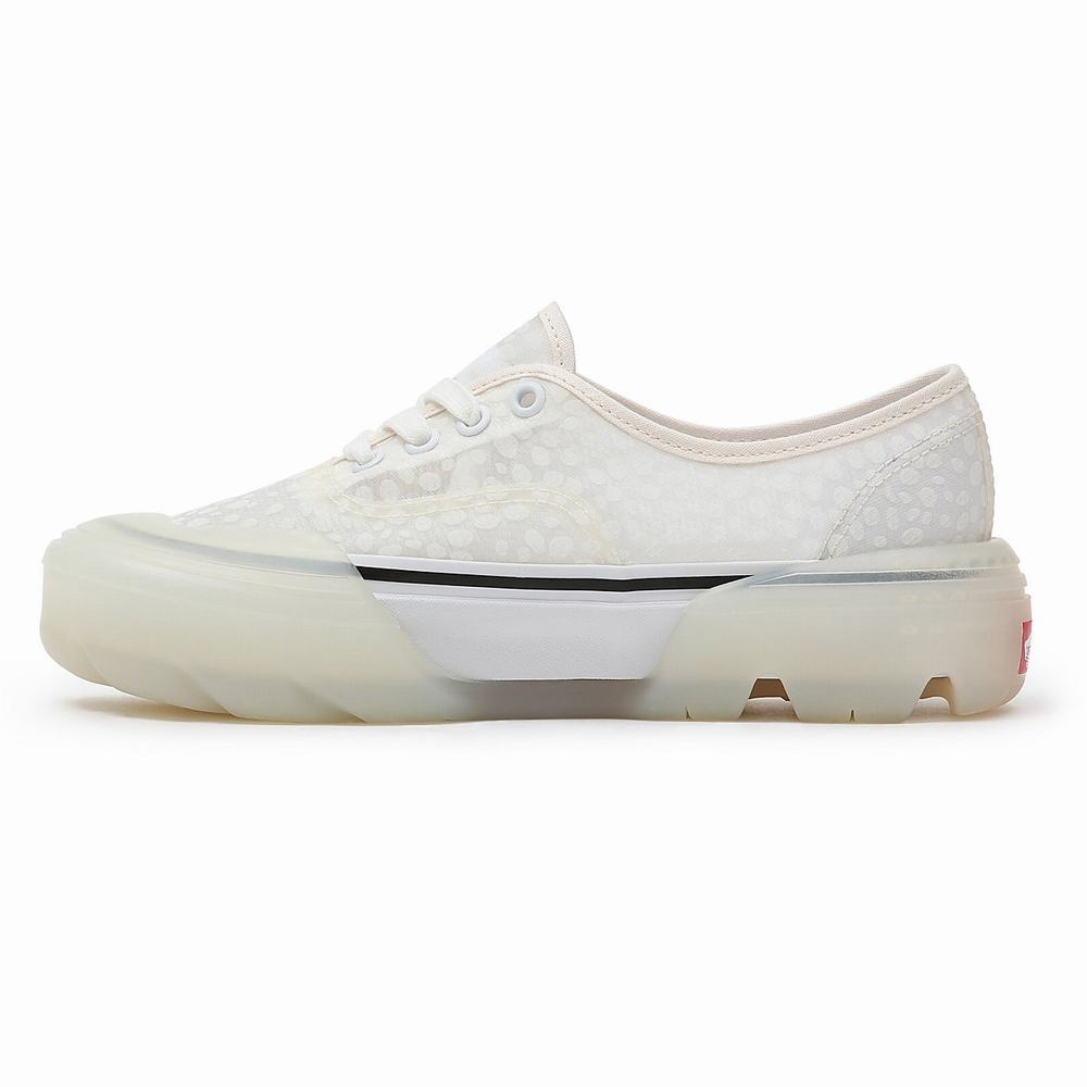 Women's Vans Dots Authentic Mesh DX Modular Sneakers White | USA35796