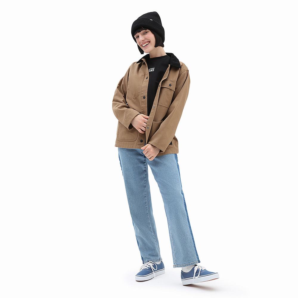 Women's Vans Drill Chore Jackets Brown | USA02435