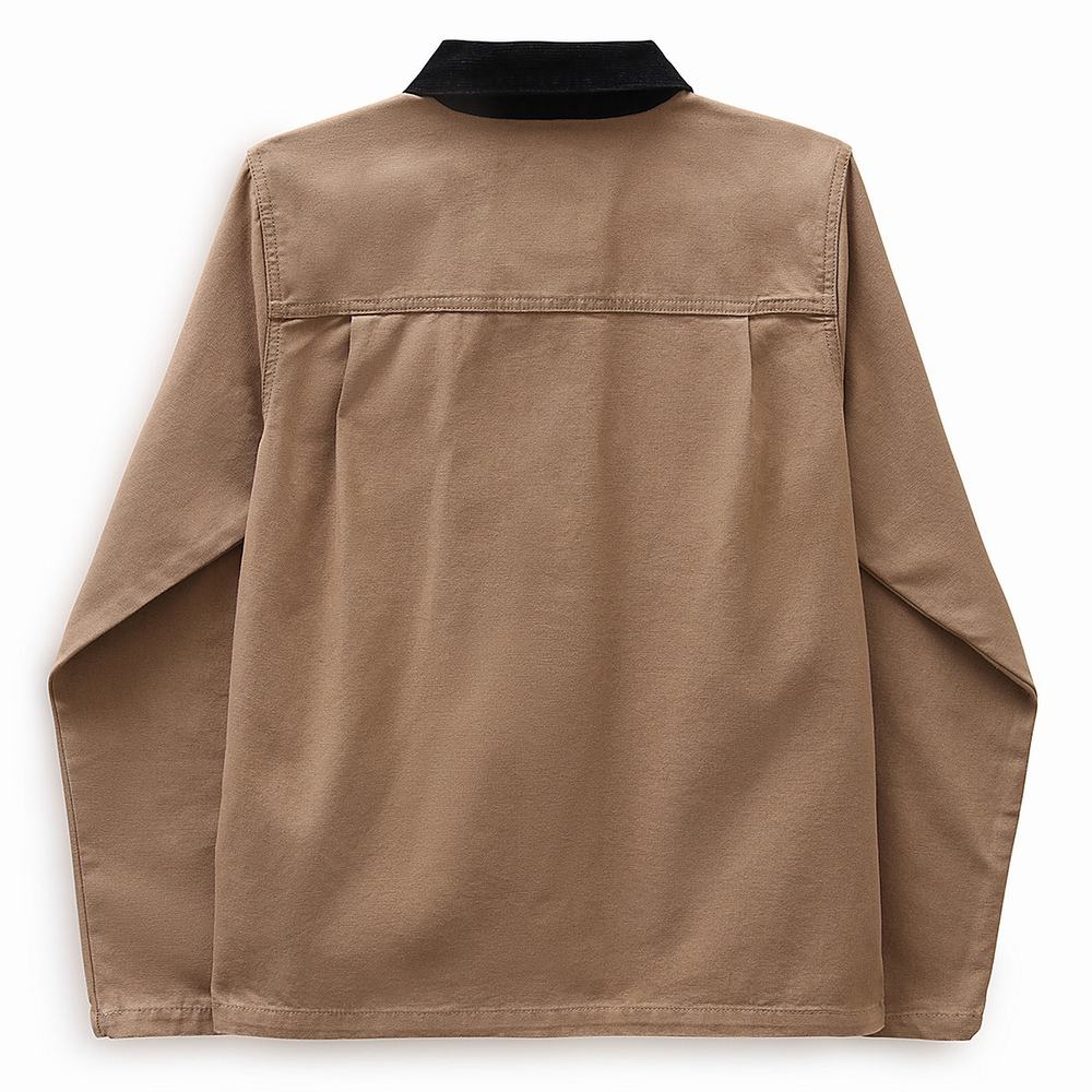 Women's Vans Drill Chore Jackets Brown | USA02435