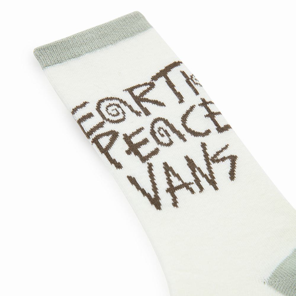 Women's Vans Earth Peace (1 Pair) Socks White | USA67150