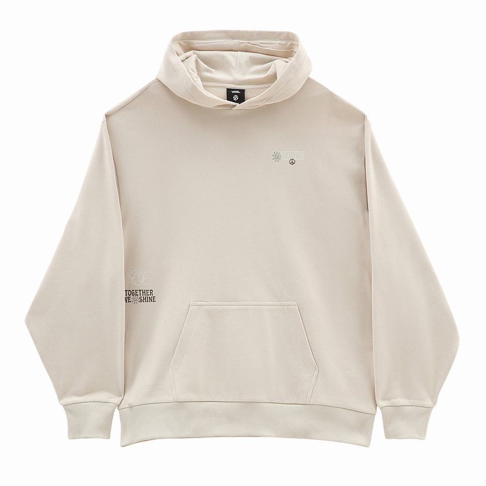 Women's Vans Earth Peace Hoodie Beige | USA62945