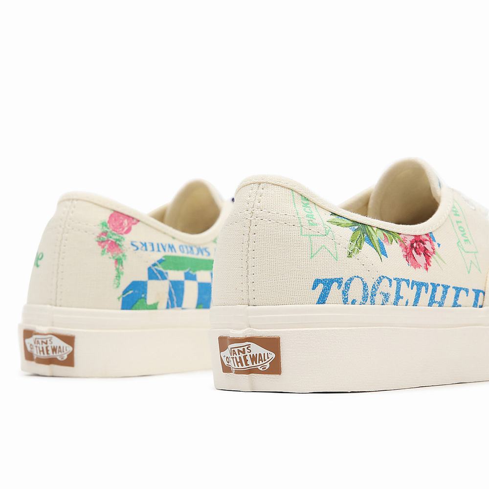 Women's Vans Eco Theory Authentic Low Top Shoes Multicolor | USA10539