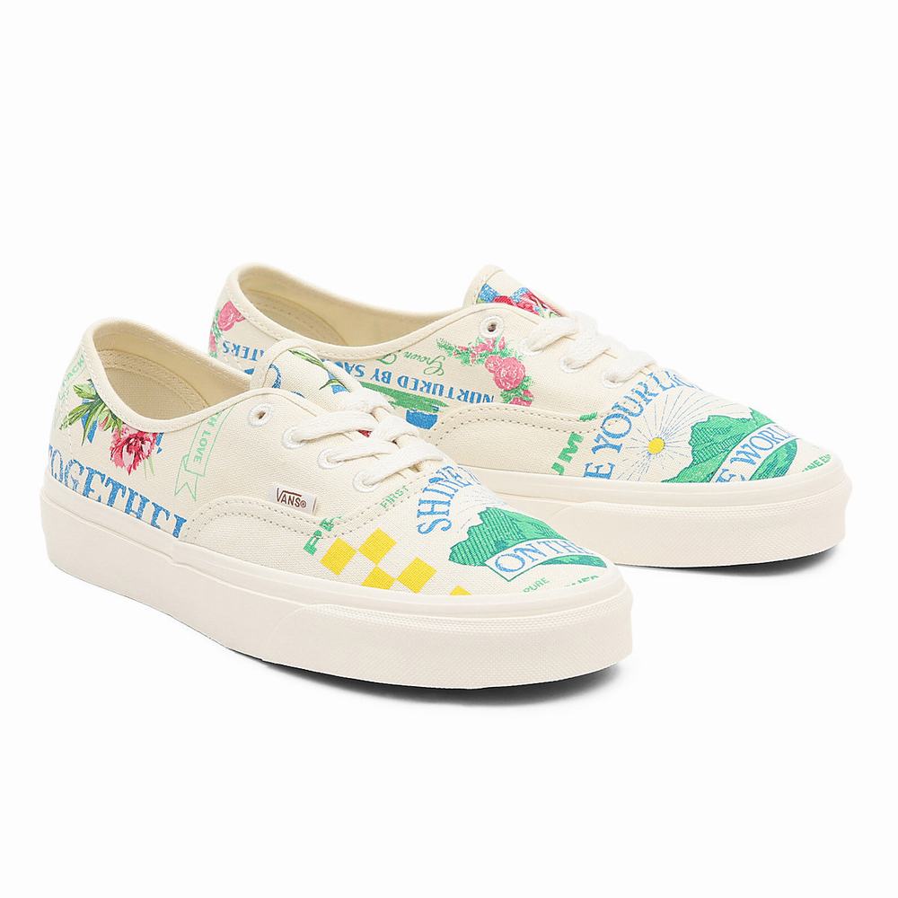 Women\'s Vans Eco Theory Authentic Low Top Shoes Multicolor | USA10539