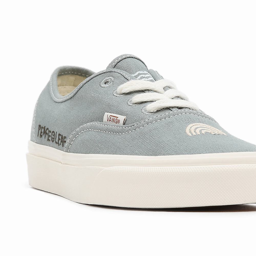 Women's Vans Eco Theory Authentic Sneakers Green | USA02839