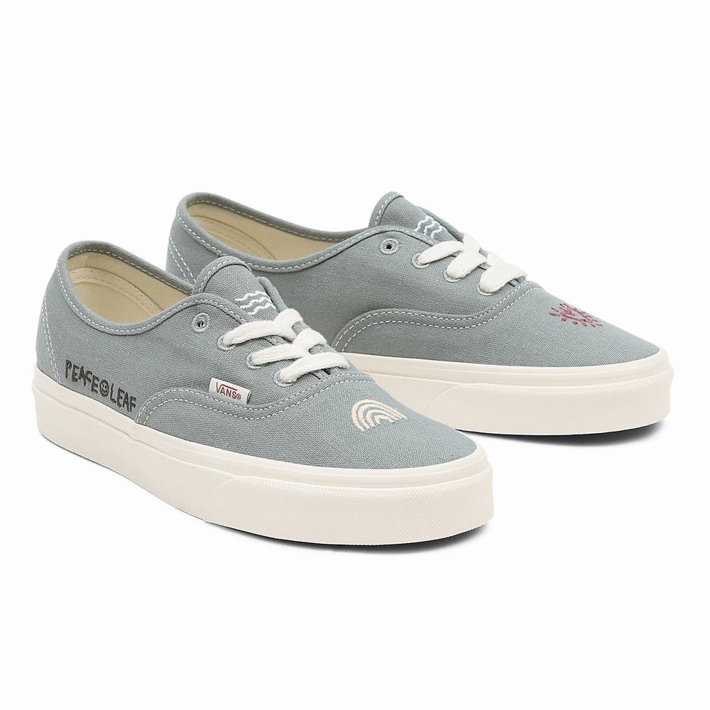 Women\'s Vans Eco Theory Authentic Sneakers Green | USA02839