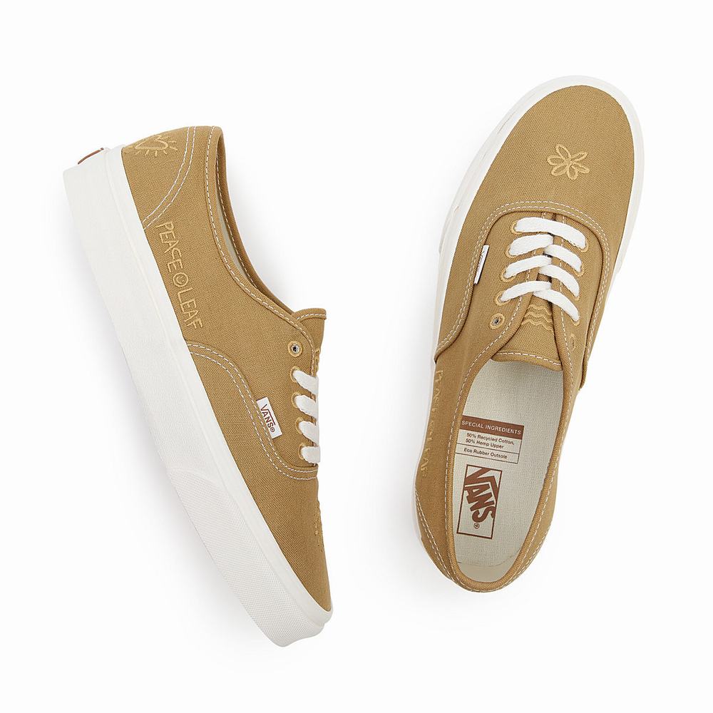 Women's Vans Eco Theory Authentic Sneakers Beige | USA63058