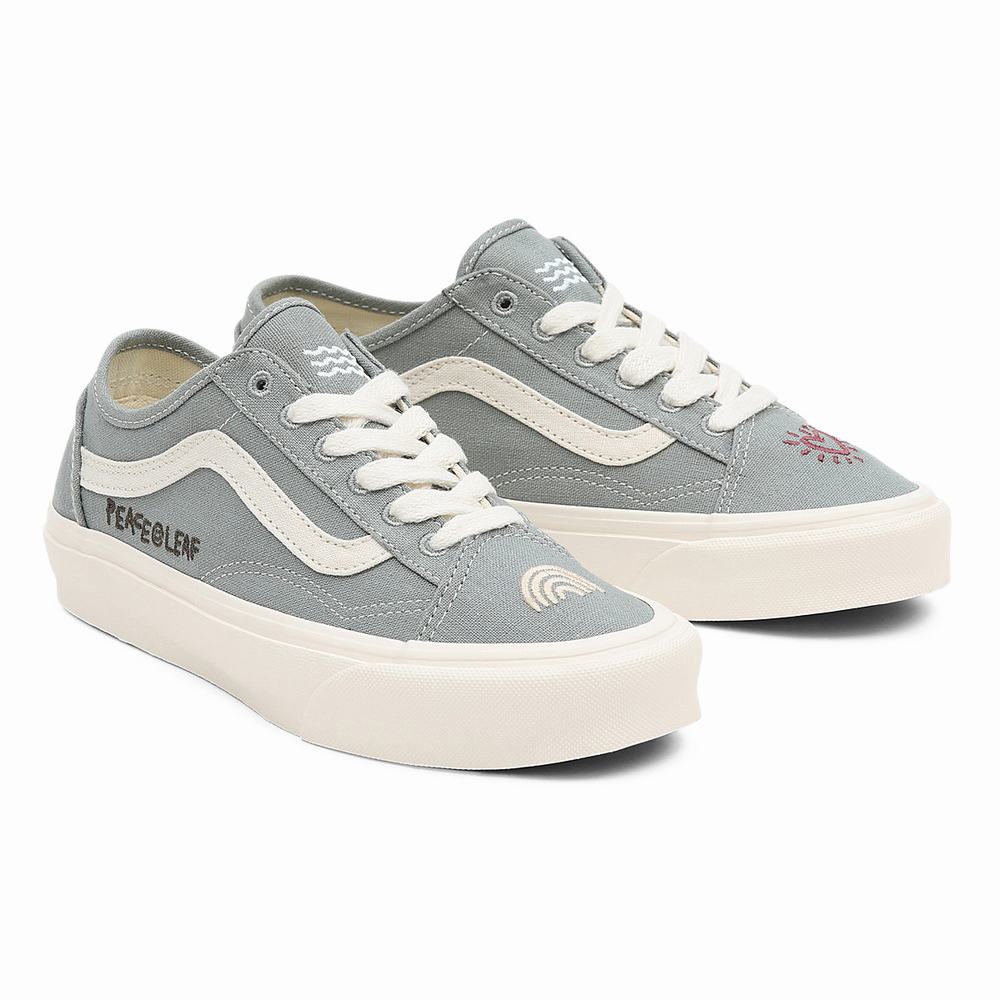 Women\'s Vans Eco Theory Old Skool Tapered Sneakers Green | USA37152