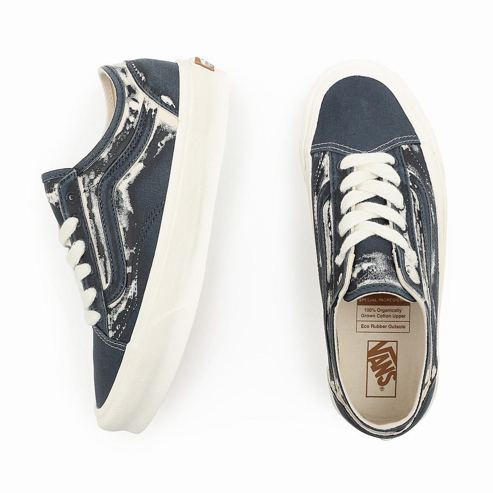 Women's Vans Eco Theory Old Skool Tapered Sneakers Blue | USA63854