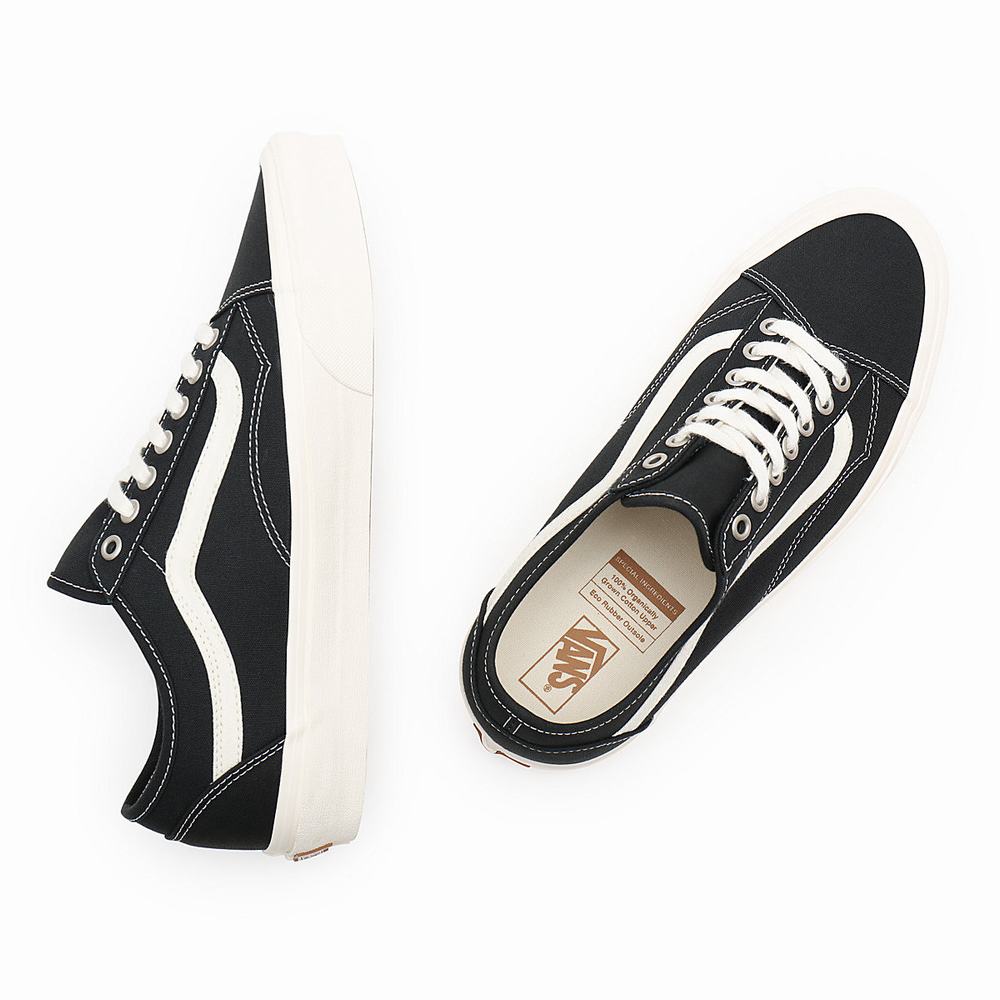 Women's Vans Eco Theory Old Skool Tapered Sneakers Black | USA70182