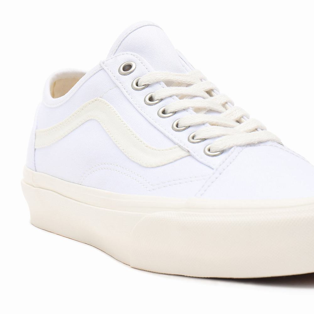 Women's Vans Eco Theory Old Skool Tapered Sneakers White | USA95761