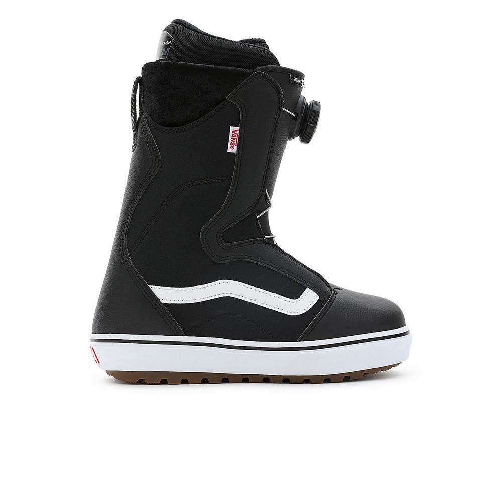 Women's Vans Encore OG Snowboard Boots Black | USA78450