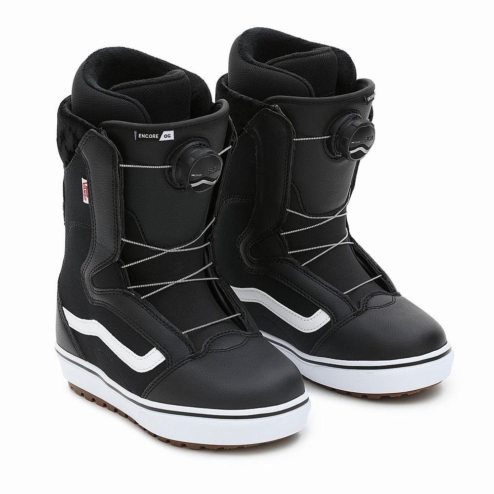 Women\'s Vans Encore OG Snowboard Boots Black | USA78450