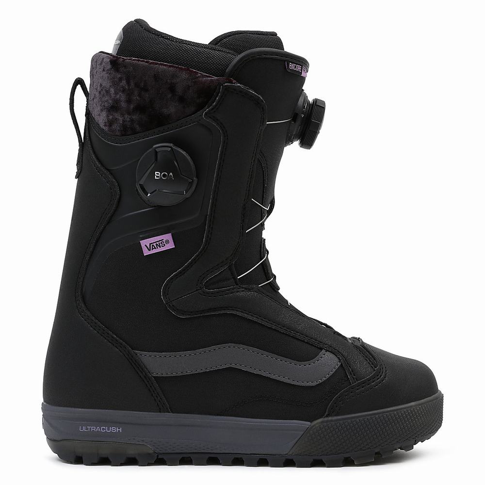 Women's Vans Encore Pro Snowboard Boots Black | USA61387