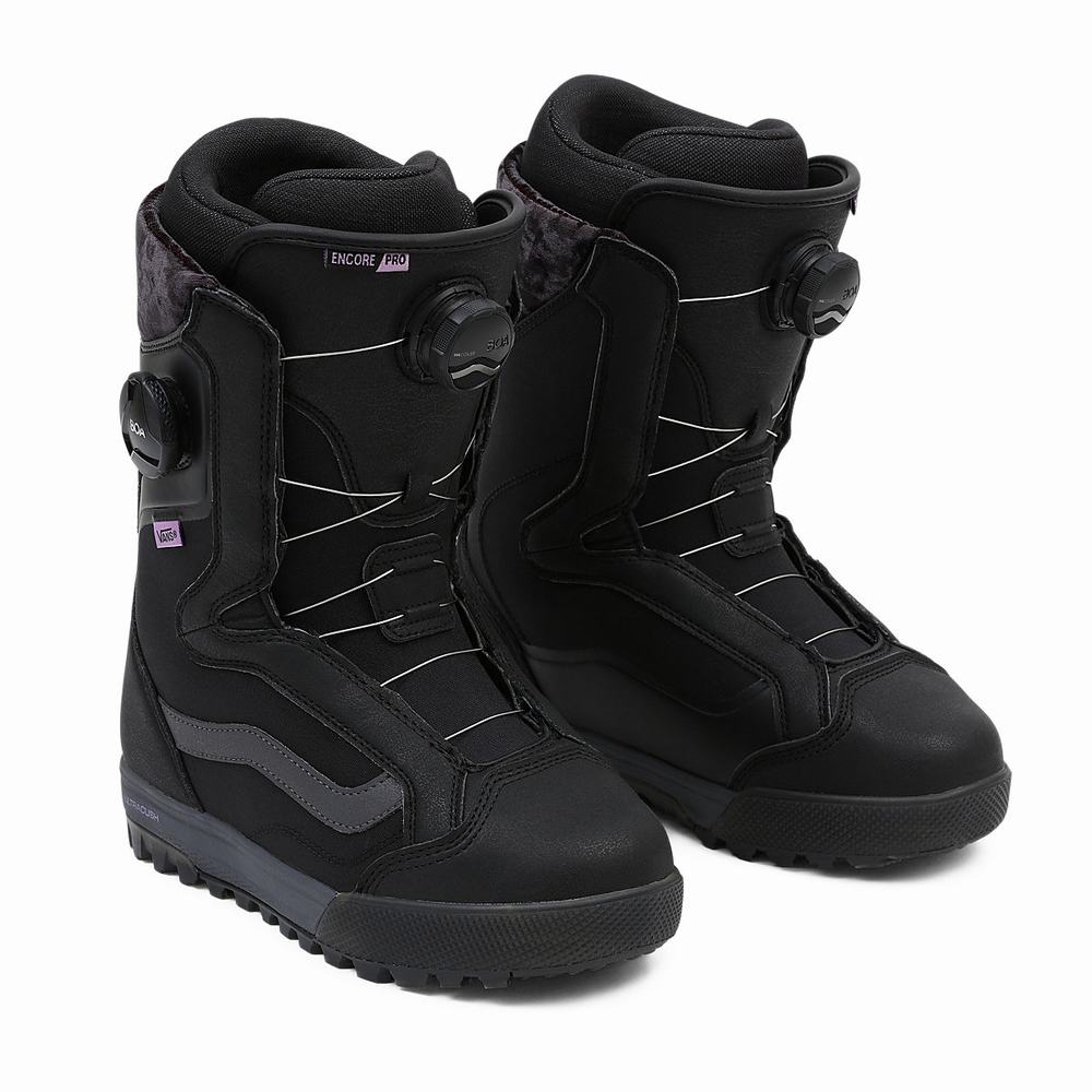 Women\'s Vans Encore Pro Snowboard Boots Black | USA61387