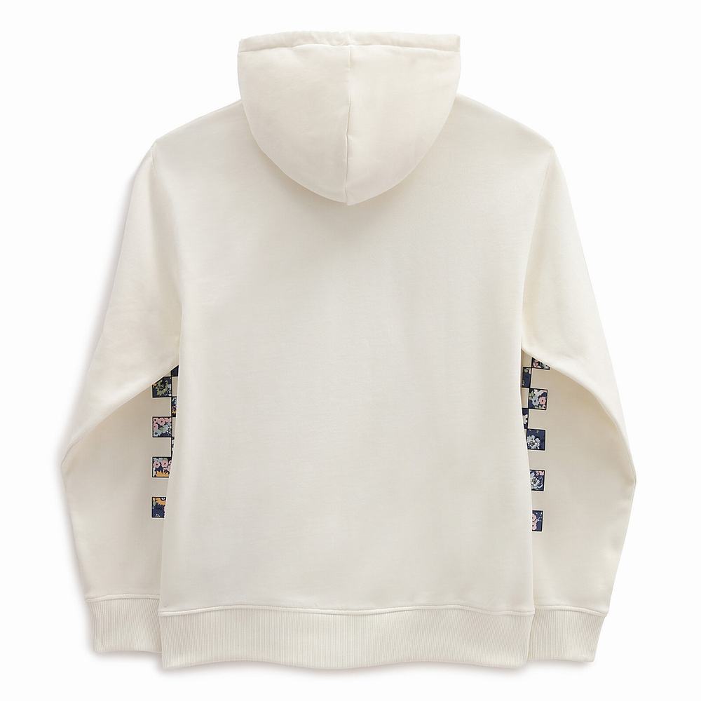 Women's Vans Filled In Hoodie White | USA12837