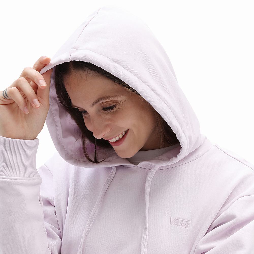 Women's Vans Flying V Boyfriend Hoodie Pink | USA46508