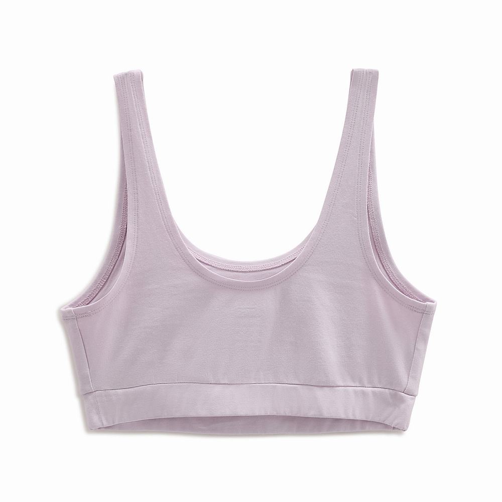 Women's Vans Flying V Bralette T Shirts Pink | USA58736