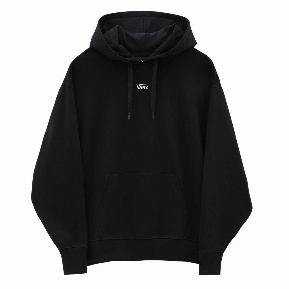 Women's Vans Flying V Hoodie Black | USA29518